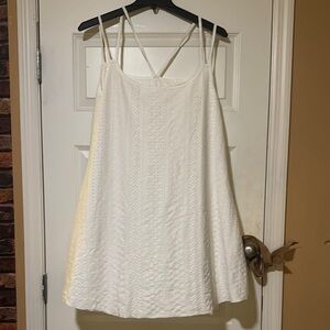 White Strappy Summer Dress